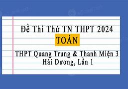 Điểm Thi Thpt Thanh Miện 3